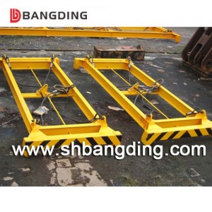 hydraulic semi-automatic container spreader lifting frame